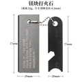 Magnesium Block Flint and Steel Survival American Style Fire Stick, Outdoor Survival Fire Ignition Stick