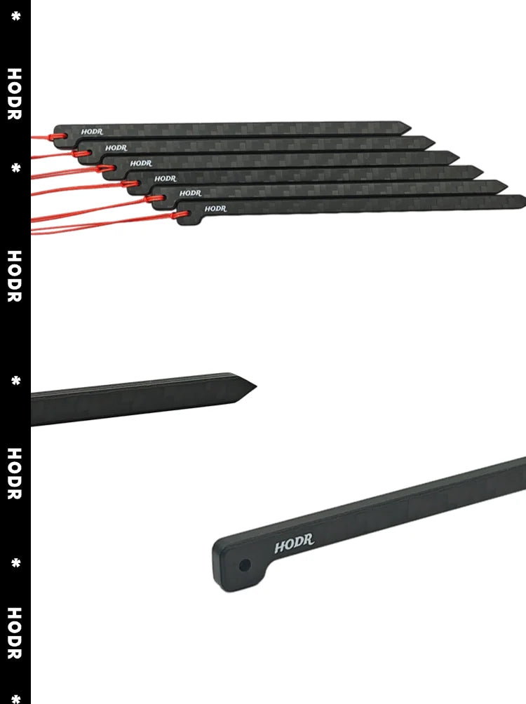 [HODR] Carbon Peg Tent Stakes Pegs Carbon Fiber 12cm 3.7g Ultralight Backpacking Tent Nails Outdoor Camping Equipment Hiking