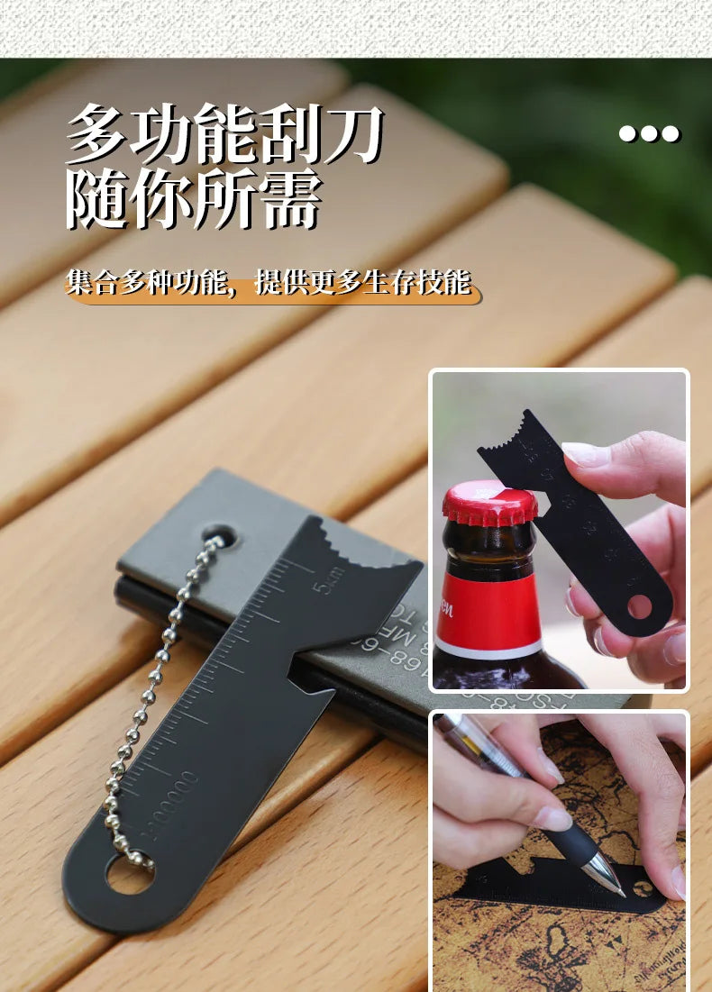 Magnesium Block Flint and Steel Survival American Style Fire Stick, Outdoor Survival Fire Ignition Stick
