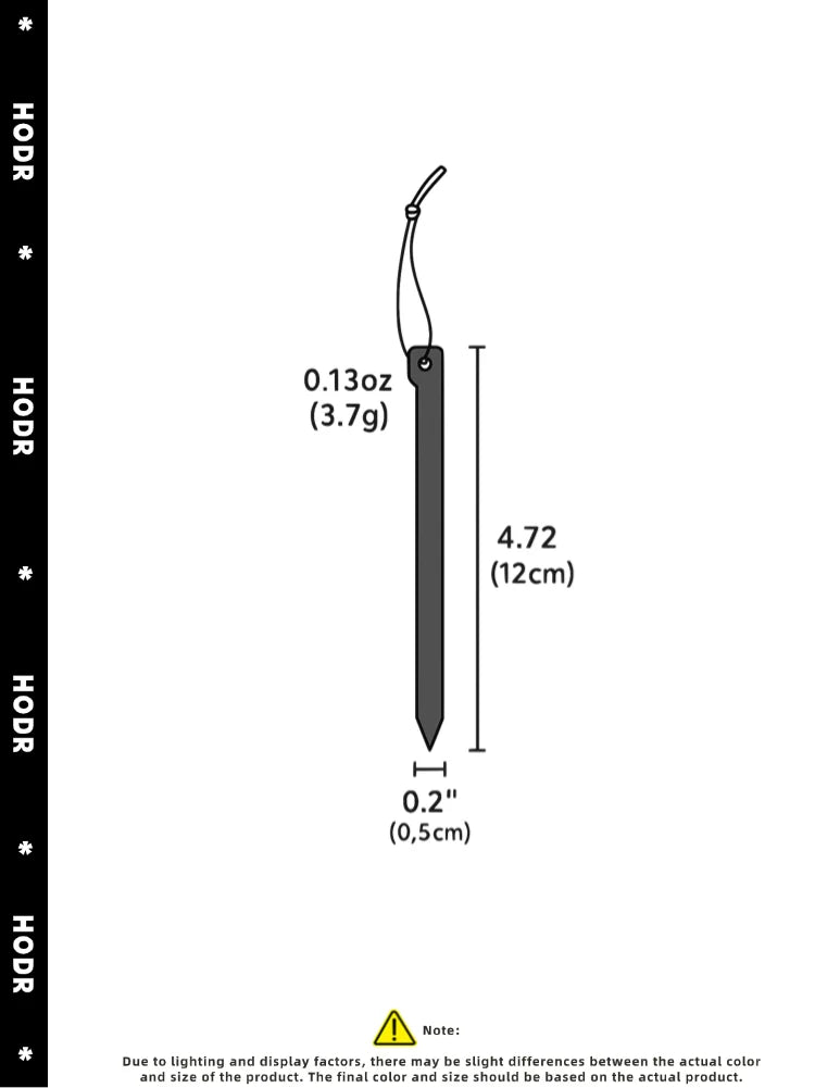 [HODR] Carbon Peg Tent Stakes Pegs Carbon Fiber 12cm 3.7g Ultralight Backpacking Tent Nails Outdoor Camping Equipment Hiking